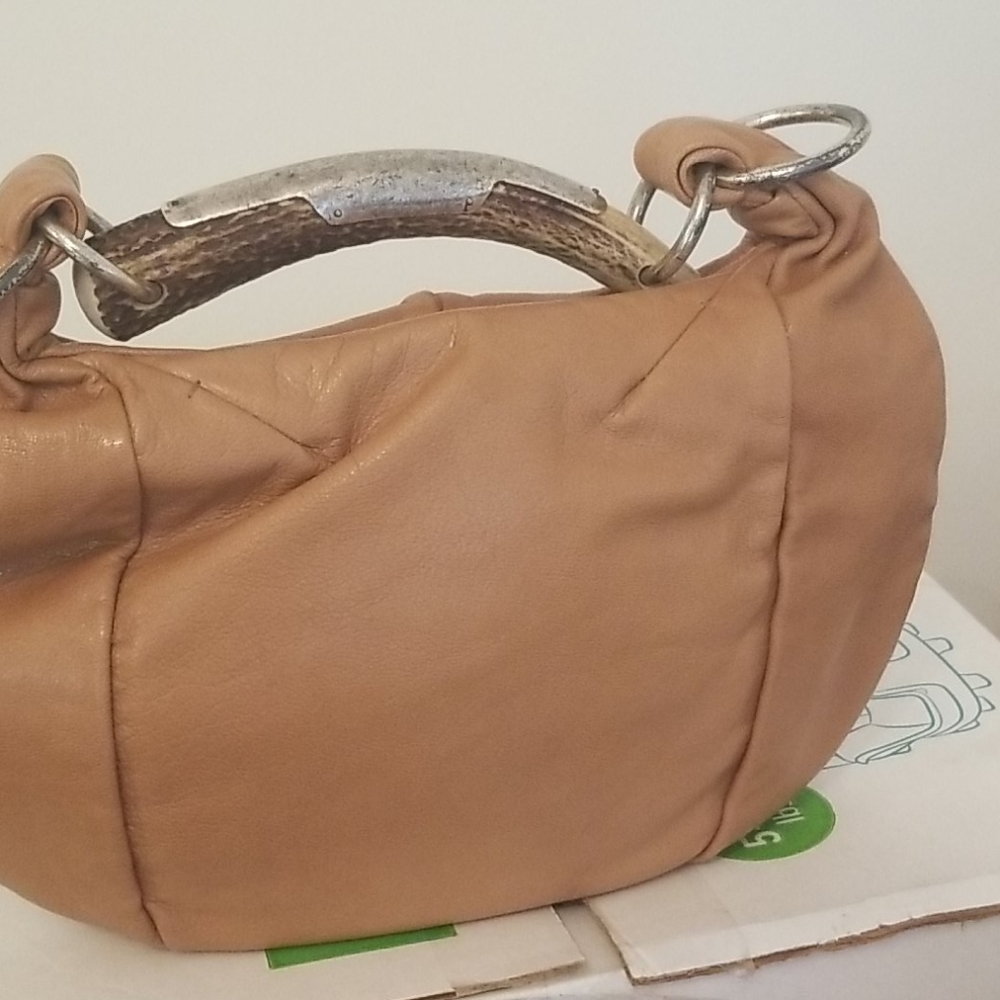 YSL MOMBASA BAG, LEATHER, AUTHENTIC